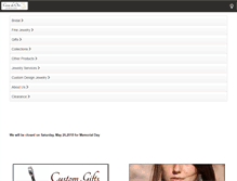 Tablet Screenshot of casadeorojewelers.com